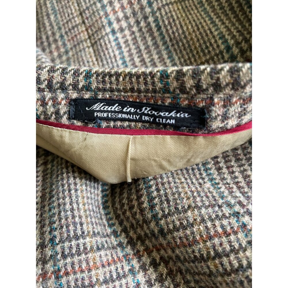 Glencarlyn Classic Clothing Tweed Sport Coat Wool Blazer Preppy Mens Size 44L - Picture 4 of 8